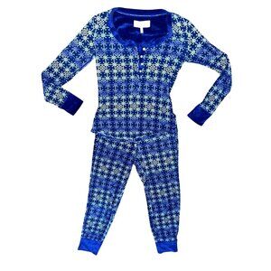 Victoria's Secret Vintage y2k Waffle & Velour 2 Piece Pajama Sleepwear Set Sz Sm